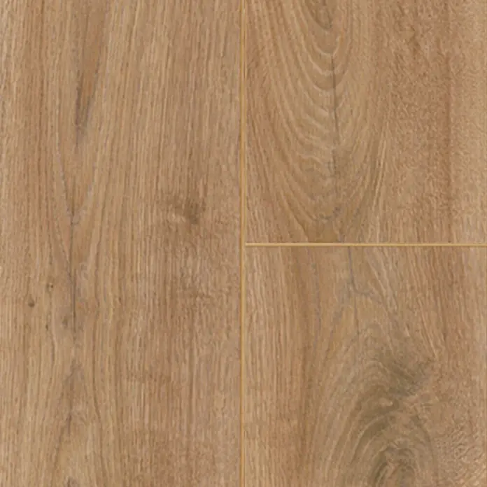 Krono Original Laminat Atlantic 10 - Historic Oak, Landhausdiele, 1.288 x 195 x 10 mm - Dieses Bild zeigt einen Bodenbelag in Holzdielenoptik. Das Material ist warm und die Textur natürlich.