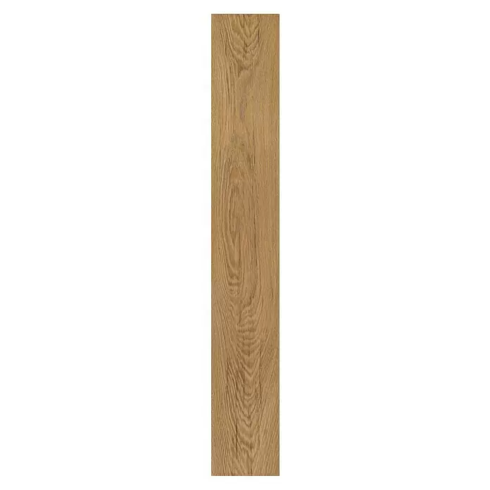 Krono Original Laminat Atlantic 10 - Inca Carpenter Oak, Landhausdiele, 1.288 x 195 x 10 mm - Helle Holzdiele mit natürlicher, ausgeprägter Maserung, einschließlich einer markanten Wirbelform.