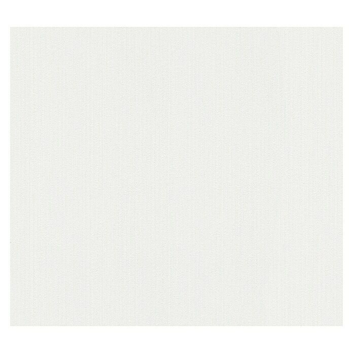 AS Creation Casual Living Vliestapete (Weiß, Uni, 10,05 x 0,53 m)