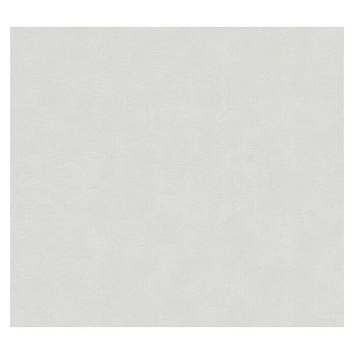 A.S. Création Casual Living Vliestapete - Grau/Hellgrau, Uni, 10,05 x 0,53 m - Hellgraue strukturierte Oberfläche mit feinem, unregelmäßigem Muster.