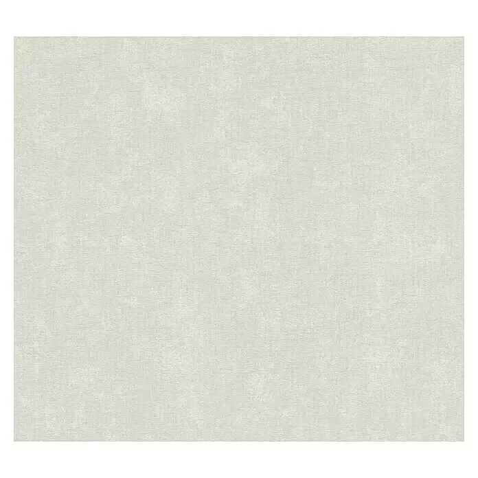 A.S. Création Casual Living Vliestapete - Helles Grau, Uni, 10,05 x 0,53 m - Hellbeige strukturierte Tapete mit feinem Webmuster.