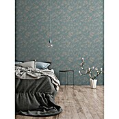 AS Creation Casual Living Vliestapete Blümchen (Blau/Beige/Türkis, Floral, 10,05 x 0,53 m) | BAUHAUS