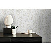 AS Creation Casual Living Vliestapete (Hellgrau/Weiß, Floral, 10,05 x 0,53 m) | BAUHAUS