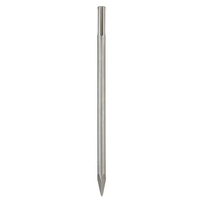 DeWalt Broca para metal DT60702-QZ - Largo: 400 mm, 1 ud. - Esta imagen presenta un primer plano de un cincel, una herramienta utilizada para dar forma a materiales duros como la piedra o el metal.