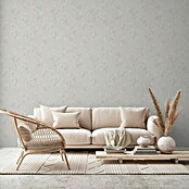 AS Creation Casual Living Vliestapete Blümchen (Grau/Weiß, Floral, 10,05 x 0,53 m) | BAUHAUS