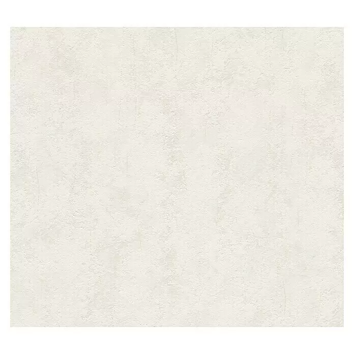 A.S. Création Casual Living Vliestapete - Creme, Uni, 10,05 x 0,53 m - Hellbeige, fein strukturierte Putzwandoberfläche für ein neutrales und natürliches Finish.
