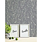 AS Creation Casual Living Vliestapete (Silbergrau, Floral, 10,05 x 0,53 m) | BAUHAUS