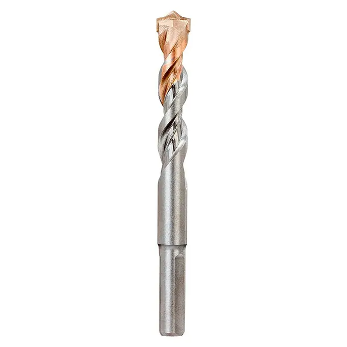 DeWalt Extreme Broca para hormigón y mampostería DT6692-XJ - 1 ud., Diámetro de la broca: 16 mm - Primer plano de una broca para mampostería con punta de carburo con estrías en espiral, diseñada para taladrar piedra, hormigón y ladrillo.