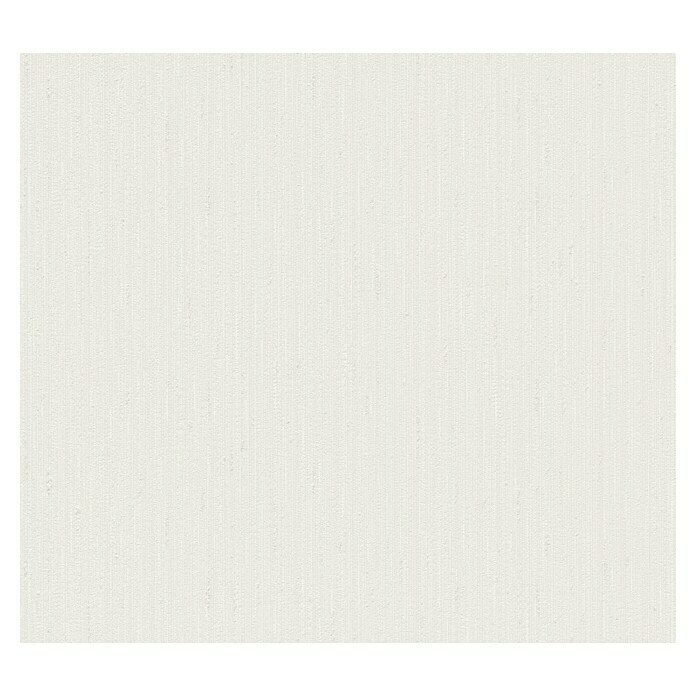 A.S. Création Casual Living Vliestapete Struktur (Weiß, Uni, 10,05 x 0,53 m)