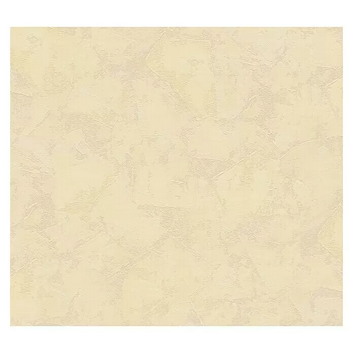 A.S. Création Casual Living Vliestapete - Beige, Uni, 10,05 x 0,53 m - Texturierte hellbeige Wandverkleidung mit Stuck-ähnlicher Oberfläche.