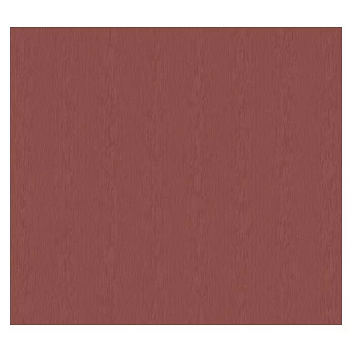 A.S. Création Casual Living Vliestapete - Rot, Uni, 10,05 x 0,53 m - Terrakottafarbener Stoff mit feiner gerippter Textur.