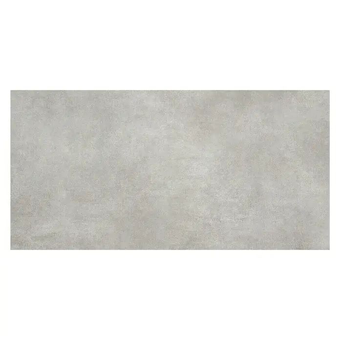 Revestimiento de pared Darlene - 30 x 60 cm, Gris, Mate - Baldosa de hormigón gris con textura sutil, ideal para interiores modernos. La baldosa ofrece una superficie robusta y un diseño elegante y minimalista.