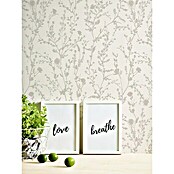 AS Creation Casual Living Vliestapete (Weiß/Grau, Floral, 10,05 x 0,53 m) | BAUHAUS