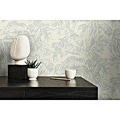 AS Creation Casual Living Vliestapete (Weiß/Silber/Creme, Floral, 10,05 x 0,53 m) | BAUHAUS