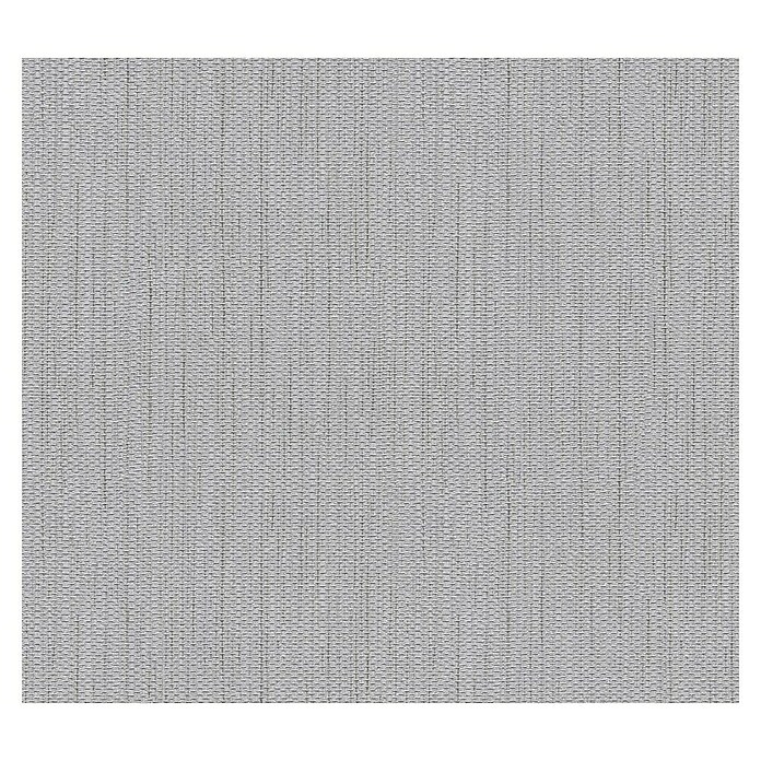 A.S. Création Casual Living Vliestapete Textiluni (Grau/Silber, Uni, 10,05 x 0,53 m) | BAUHAUS