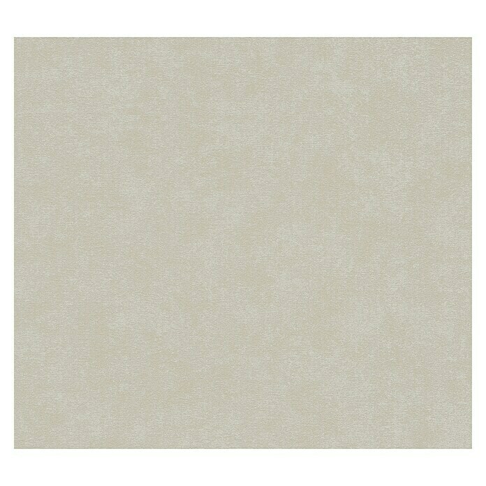 A.S. Création Casual Living Vliestapete (Grau/Beige, Uni, 10,05 x 0,53 m)