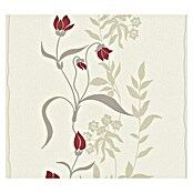 AS Creation Casual Living Vliestapete (Creme/Rot/Beige, Floral, 10,05 x 0,53 m) | BAUHAUS