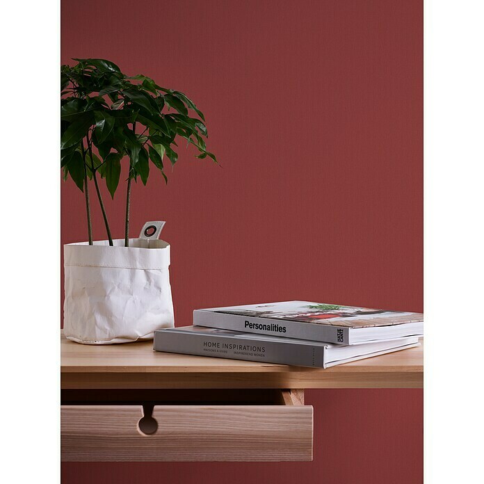 AS Creation Casual Living Vliestapete (Rot, Uni, 10,05 x 0,53 m) | BAUHAUS