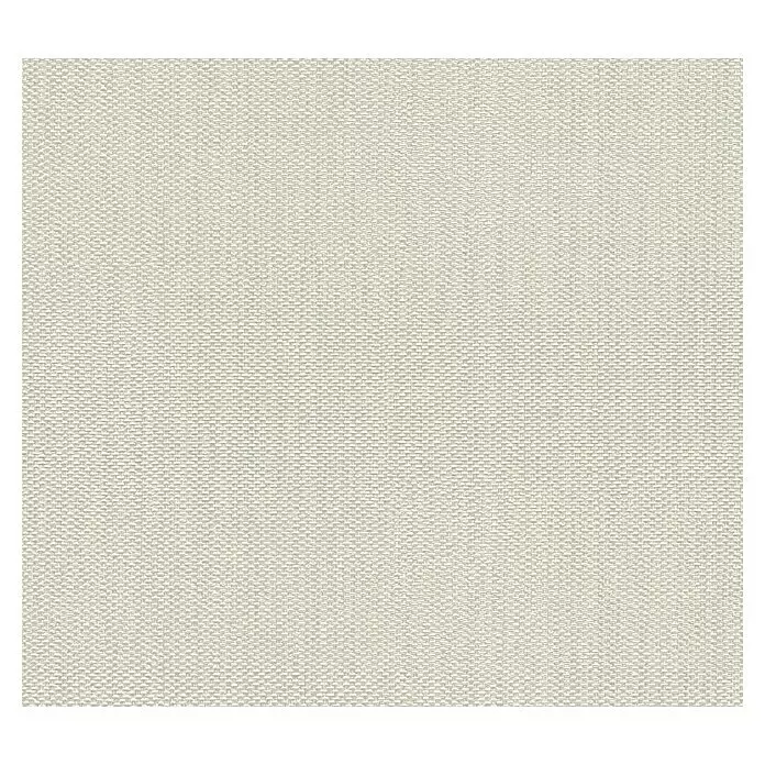 A.S. Création Casual Living Vliestapete Strukturtapete - Creme/Grau, Uni, 10,05 x 0,53 m - Helle beige gewebte Stofftextur.