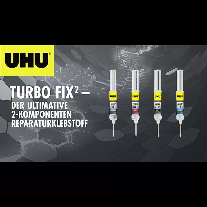 UHU Turbo Fix² 2-Komponenten-Kleber Flüssig Plastik - 10 g - UHU Turbo Fix Anwendung // Der ultimative 2-Komponentenklebstoff