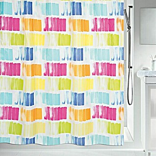 Spirella Cortina de baño textil Pittore (An x Al: 180 x 200 cm, Multicolor)