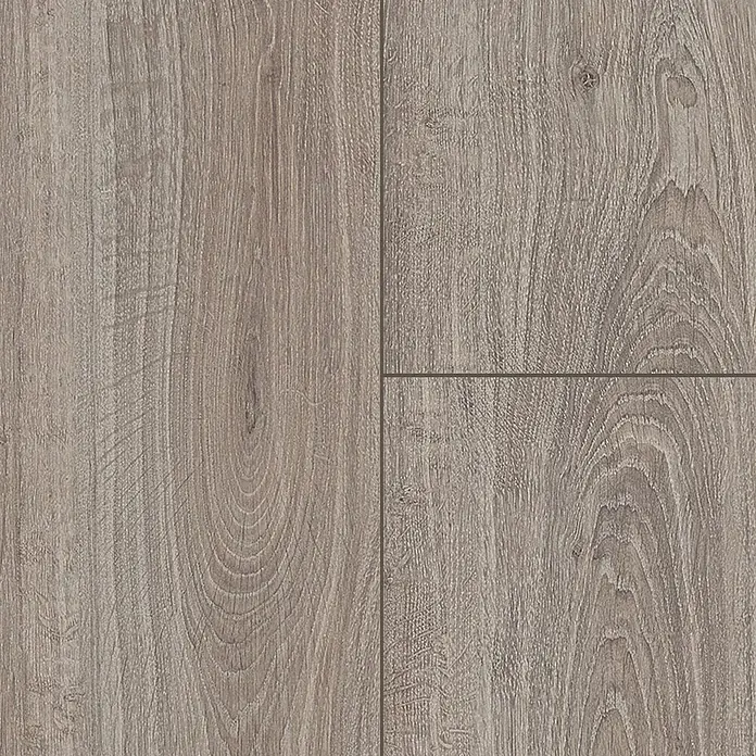 LOGOCLIC Laminado Roble Hiedra - 1.380 x 193 x 7 mm, AC5 - Primer plano de suelo laminado con patrón de madera. Ideal para diseño de interiores moderno y soluciones de pavimentos duraderos.