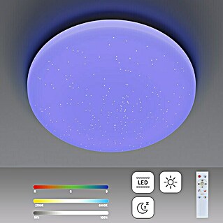 Tween Light LED-Deckenleuchte rund Skyler Star RGBW (80 W, Ø x H: 74 x 10 cm, Weiß, RGBW)