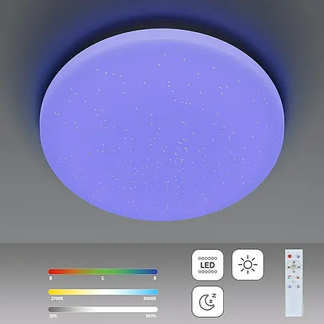 Tween Light  LED-Deckenleuchte rund Skyler Star RGBW