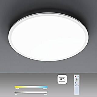 Tween Light LED-Panel rund RC-CCT-DIM (35 W, Ø x H: 60 x 5 cm, Weiß, Mehrfarbig)