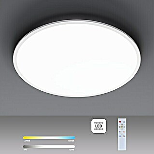 Tween Light LED-Panel rund RC-CCT-DIM (41 W, Ø x H: 80 x 5 cm, Weiß, Mehrfarbig)