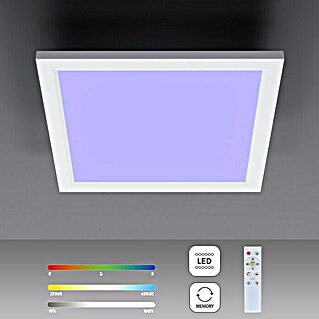 Tween Light LED-Panel RGB-RC-CCT-DIM (15,5 W, L x B x H: 30 x 30 x 5,5 cm, Weiß, RGBW)