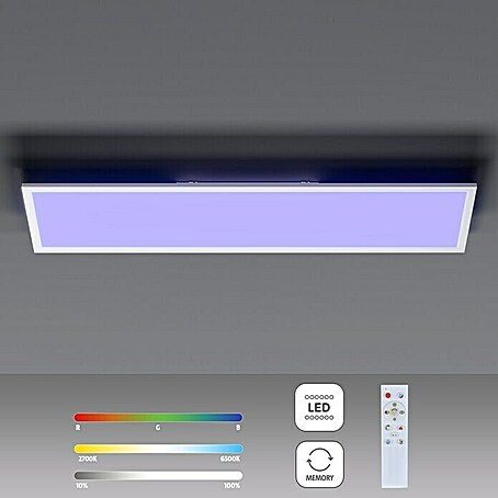 Tween Light LED-Panel RGB-RC-CCT-DIM (32,5 W, L x B x H: 120 x 30 x 5,5 cm, Weiß, RGBW)