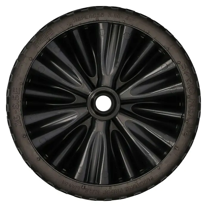 Altrad Sackkarren-Ersatzrad Flex Lite - Durchmesser: 255 mm, Sonstiges - Schwarzes Rad, ideal für Rasenmäher oder Gartengeräte, mit robustem, pannensicherem Design für zuverlässige Leistung im Freien.