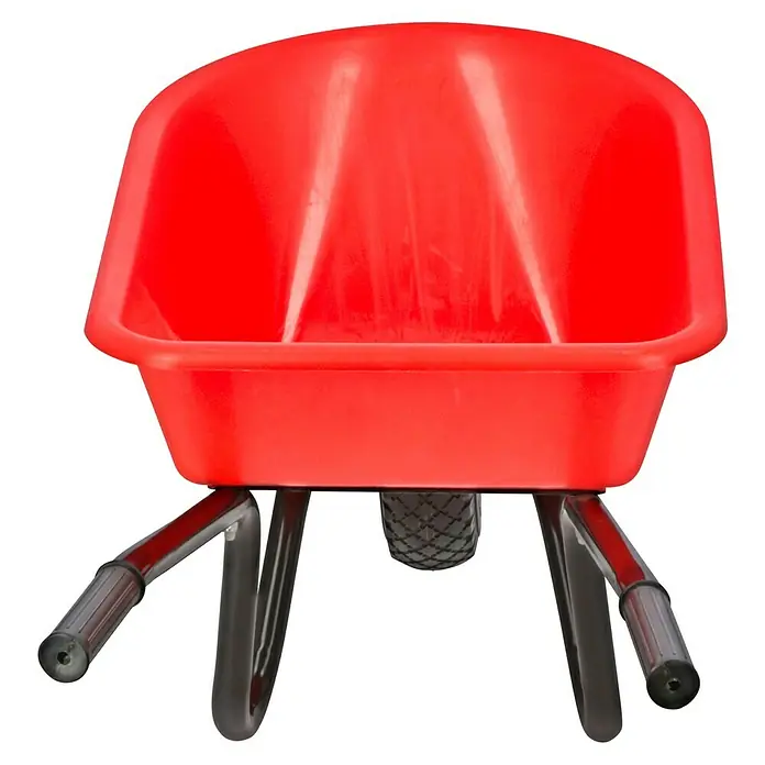 Altrad Kinder-Schubkarre - 20 l, Rot, Traglast: 10 kg - Rote Schubkarre, ideal für Gartenarbeiten und den Transport von leichten Materialien. Ihr stabiles Design macht sie zu einem zuverlässigen Helfer.
