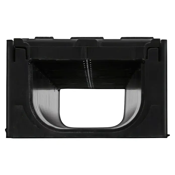 ACO Self Hexaline Kunststoffrinne - 100 x 12,9 x 8,2 cm, Schwarz, Material Rost: Kunststoff - Schwarzer Entwässerungsgraben mit breitem Schlitz. Das vielseitige System für effiziente Oberflächenentwässerung ist robust und langlebig.