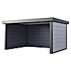 Telluria Pavillon Singolo 4836 (Außenmaß inkl. Dachüberstand (B x T): 508 x 388 cm, Stahl, Weiß/Anthrazit, Ohne Set) | BAUHAUS
