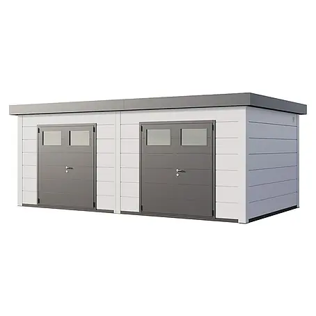 Telluria  Metallgerätehaus Duo 3336+