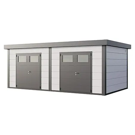 Telluria  Metallgerätehaus Duo 3336+