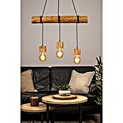 Spotlight Pendelleuchte Trabo Pino (60 W, L x B x H: 70 x 8 x 140 cm, Braun/Gebeizte Kiefer, Holz, E27, 3 Stk.) | BAUHAUS