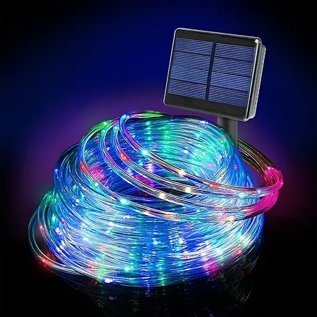 Tira LED solar RGB
