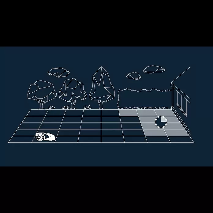 Stiga Mähroboter A750 - 900 m², Schnittbreite: 18 cm, Satellitengestützte Navigation, RTK - STIGA AGS TECHNOLOGIE fr autonome Mhroboter