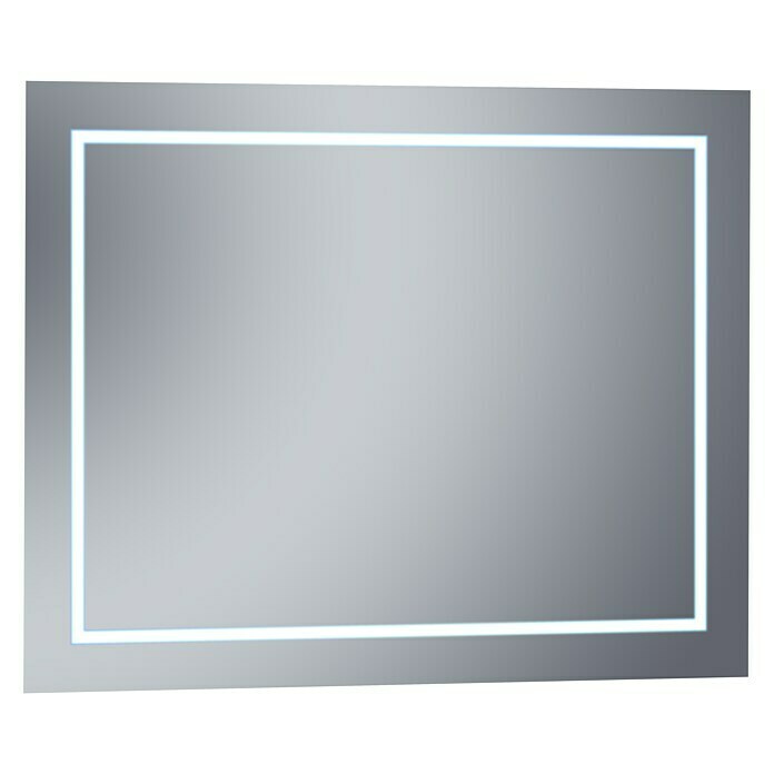 Espejo con luz LED Linnea (Dimensiones (An x Al): 100 x 80 cm)