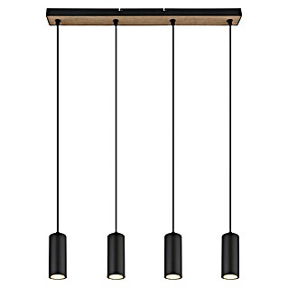 Globo Robby Visilica (35 W, D x Š x V: 65 x 6 x 120 cm, Crna/Drvo, GU10)