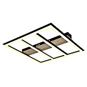 Globo LED-Deckenleuchte Froomy (30 W, L x B x H: 45 x 45 x 5,5 cm, Holzoptik, Warmweiß) | BAUHAUS