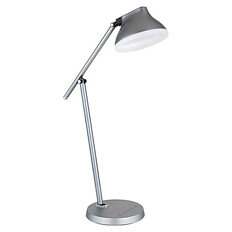 Globo LED-Tischleuchte Halvar (L x B x H: 43,2 x 17,8 x 75,8 cm, Grau, 8 W)