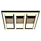 Globo LED-Deckenleuchte Froomy (18 W, L x B x H: 30 x 30 x 5,5 cm, Holzoptik, Warmweiß) | BAUHAUS