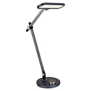 Globo Lámpara de sobremesa LED Berletta (12 W, L x An x Al: 57,5 x 37 x 53 cm, Gris, Multicolor)