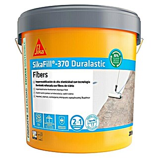Sika Impermeabilizante Sikafill-370 Fibras (Rojo teja, 20 kg)