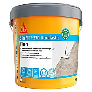 Sika Impermeabilizante Sikafill-370 Fibras (Gris, 5 kg)
