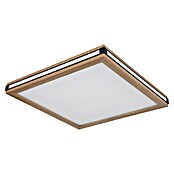 Globo LED-Deckenleuchte Carla (20 W, Warmweiß, Holzoptik, L x B x H: 45 x 45 x 7,5 cm) | BAUHAUS